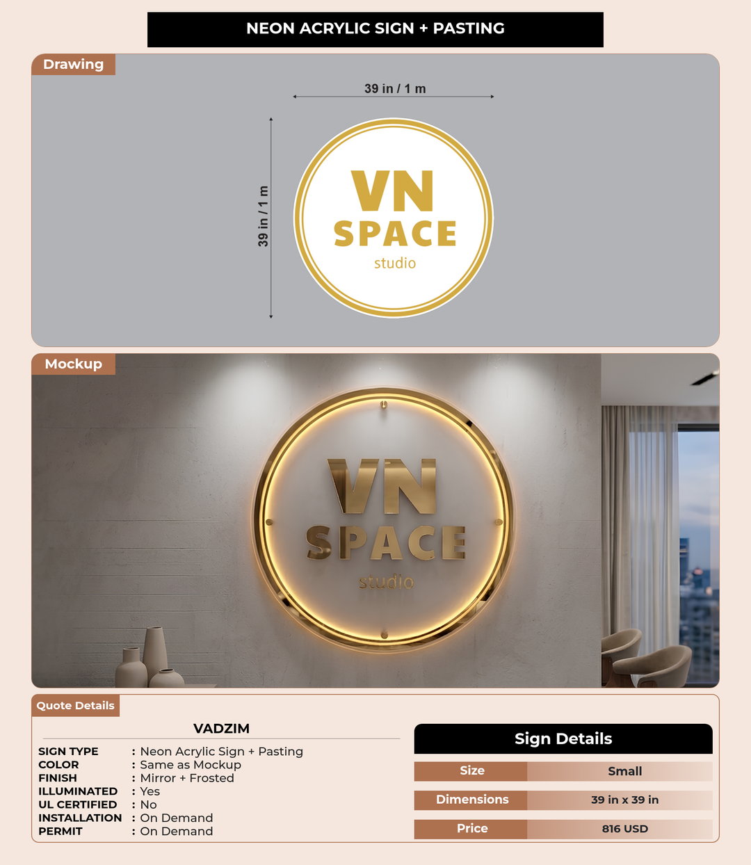 CUSTOM MOCKUP SIGN FOR Vadzim