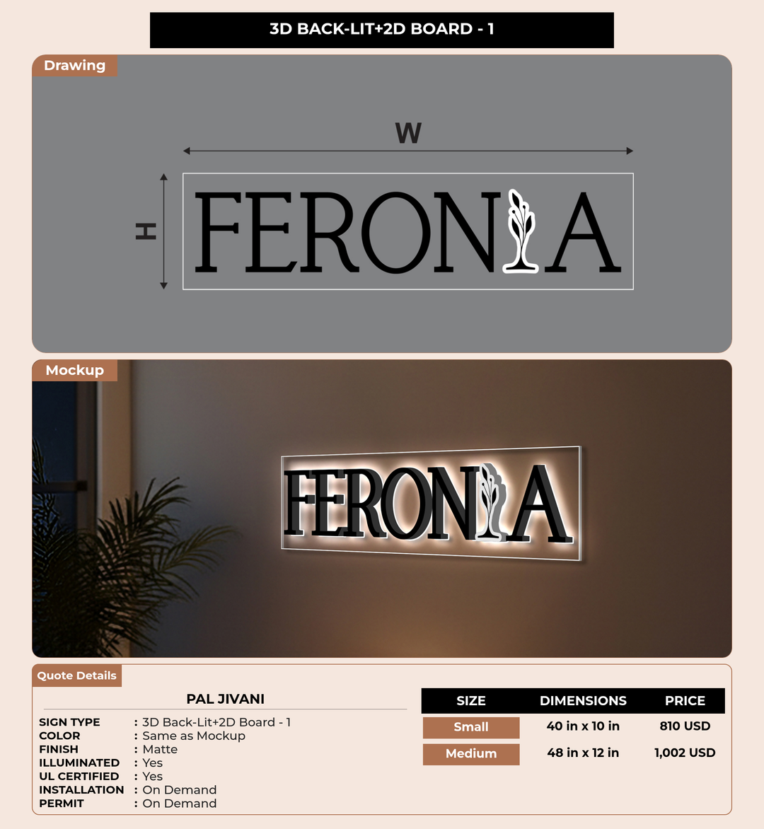 CUSTOM MOCKUP SIGN FOR Pal Jivani