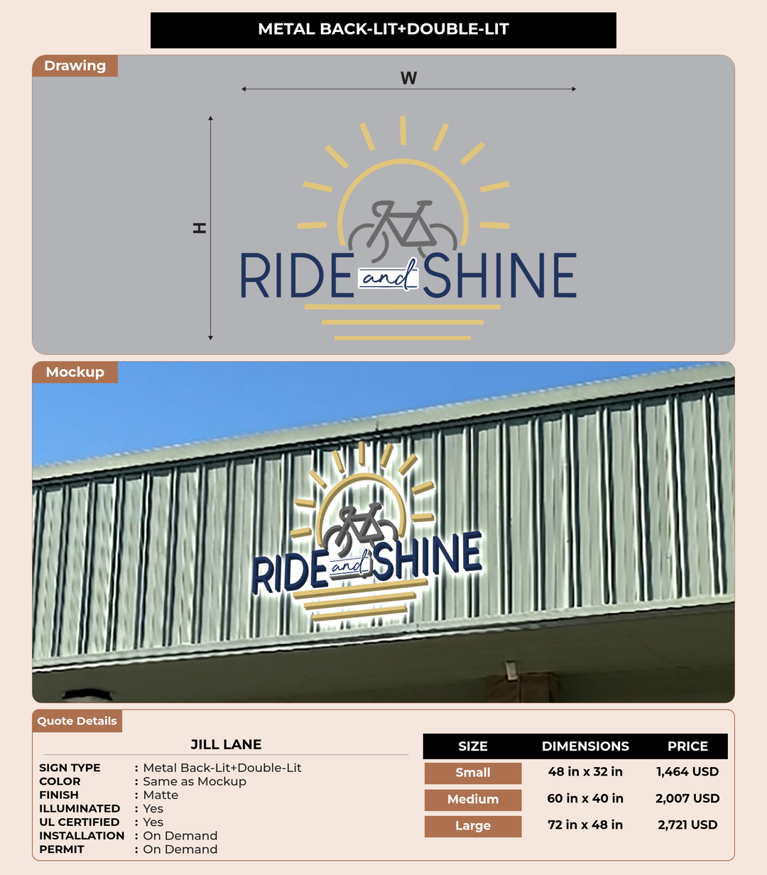 CUSTOM MOCKUP SIGN FOR Jill Lane