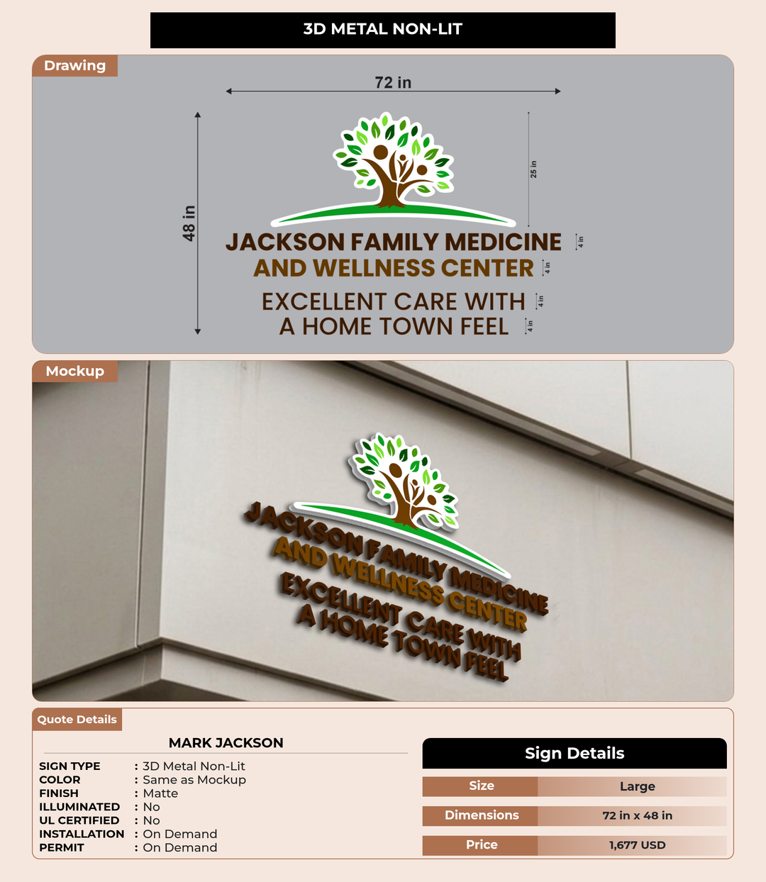 CUSTOM MOCKUP SIGN FOR Mark Jackson