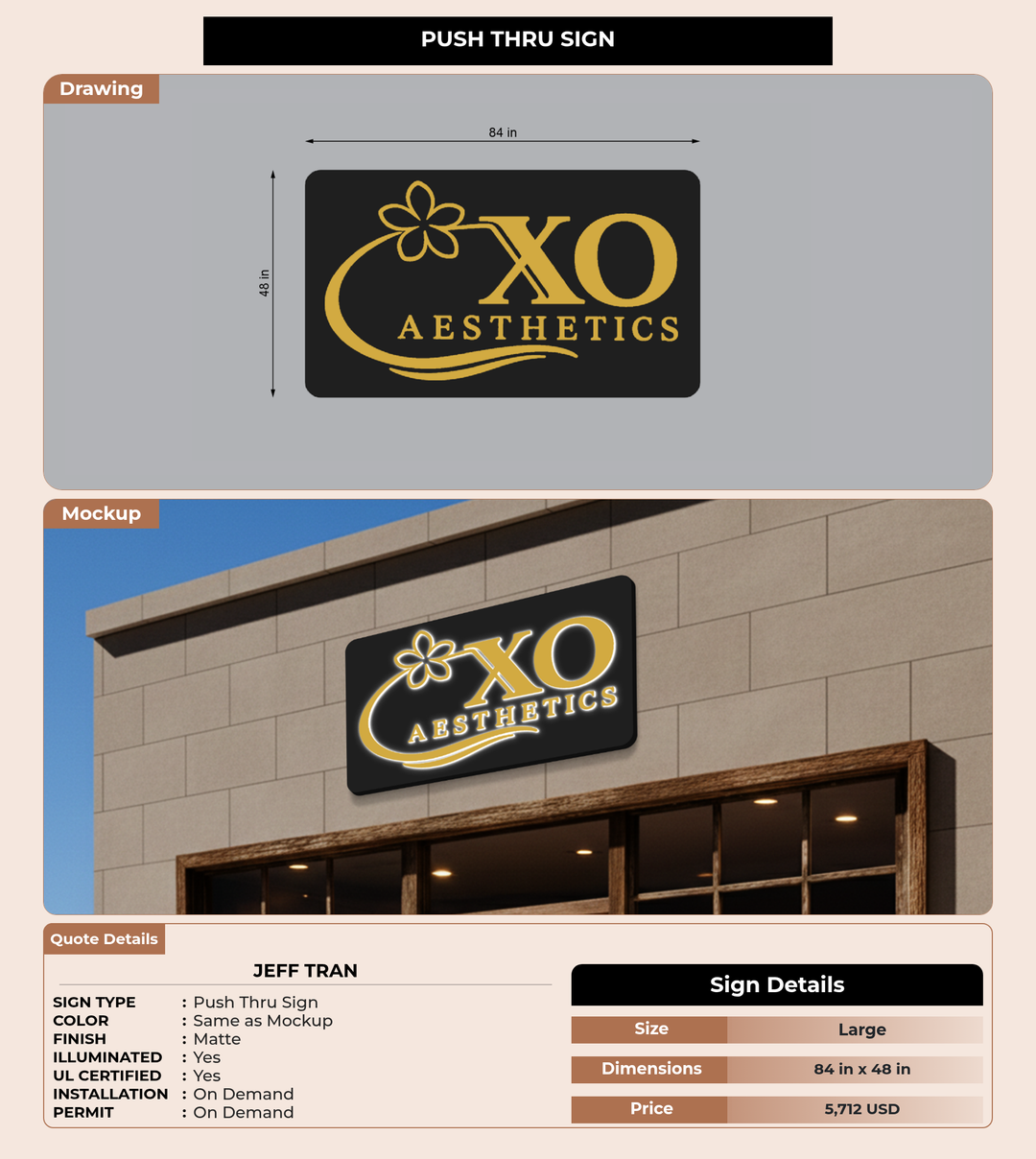 CUSTOM MOCKUP SIGN FOR Jeff tran