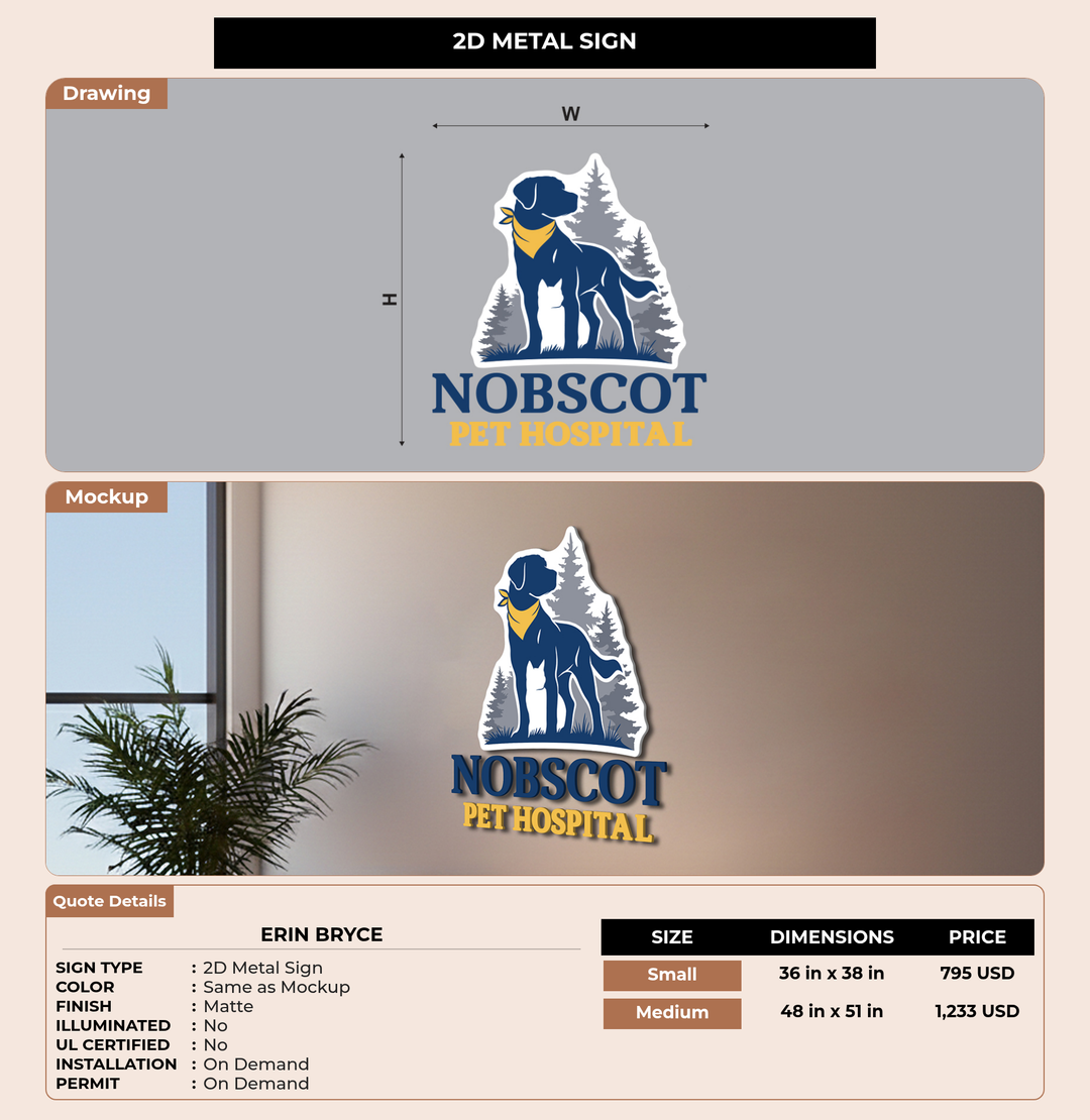CUSTOM MOCKUP SIGN FOR Erin Bryce
