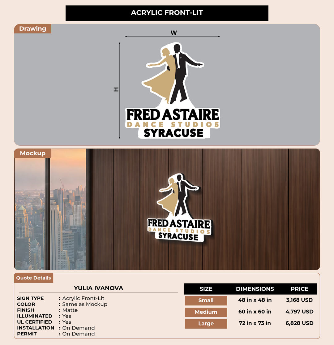 CUSTOM MOCKUP SIGN FOR Yulia Ivanova