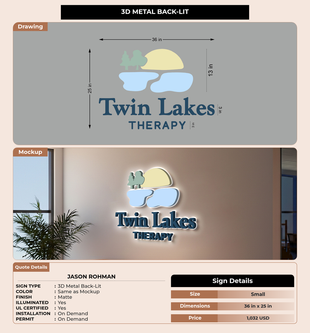 CUSTOM MOCKUP SIGN FOR Jason Rohman