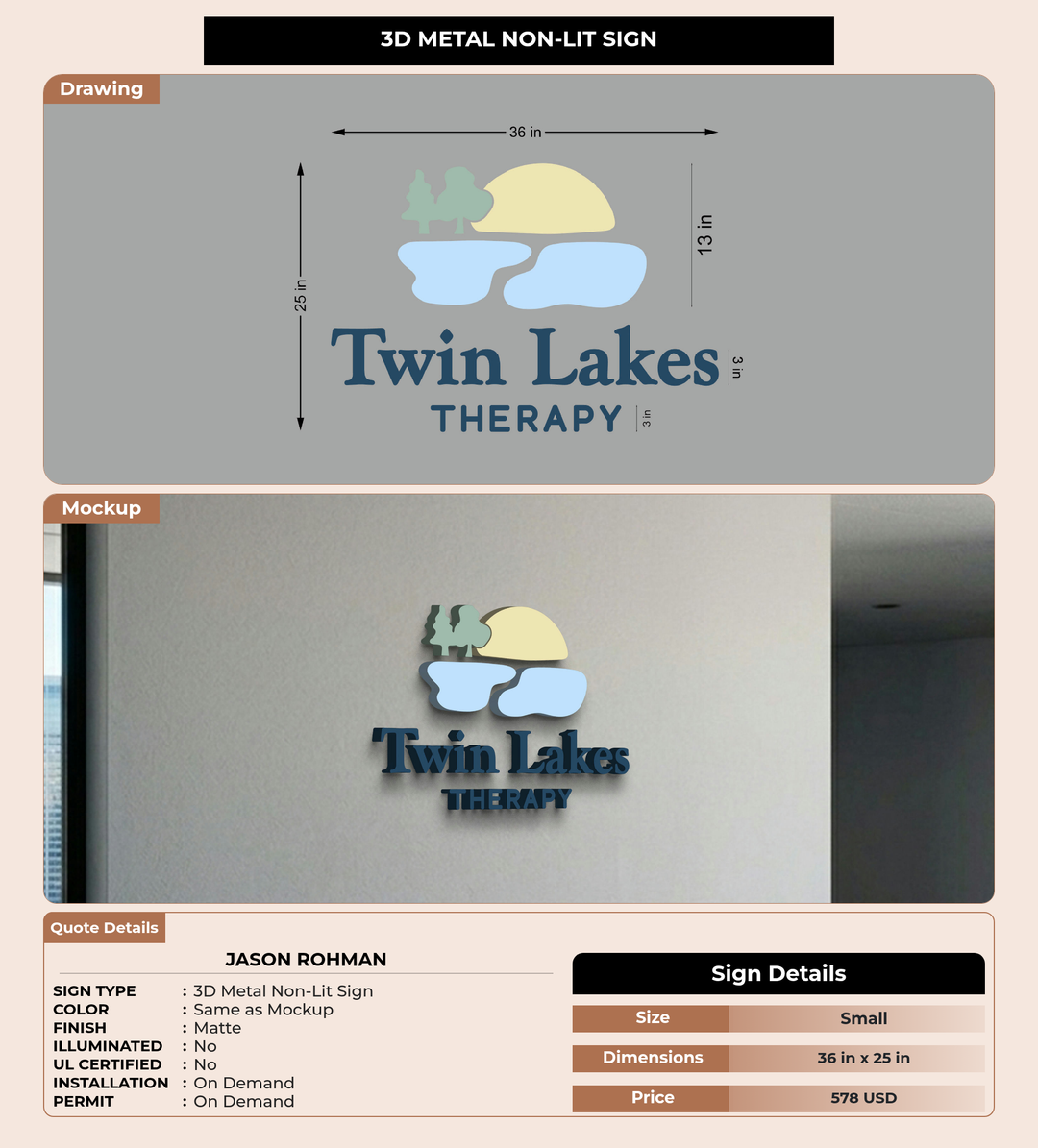 CUSTOM MOCKUP SIGN FOR Jason Rohman