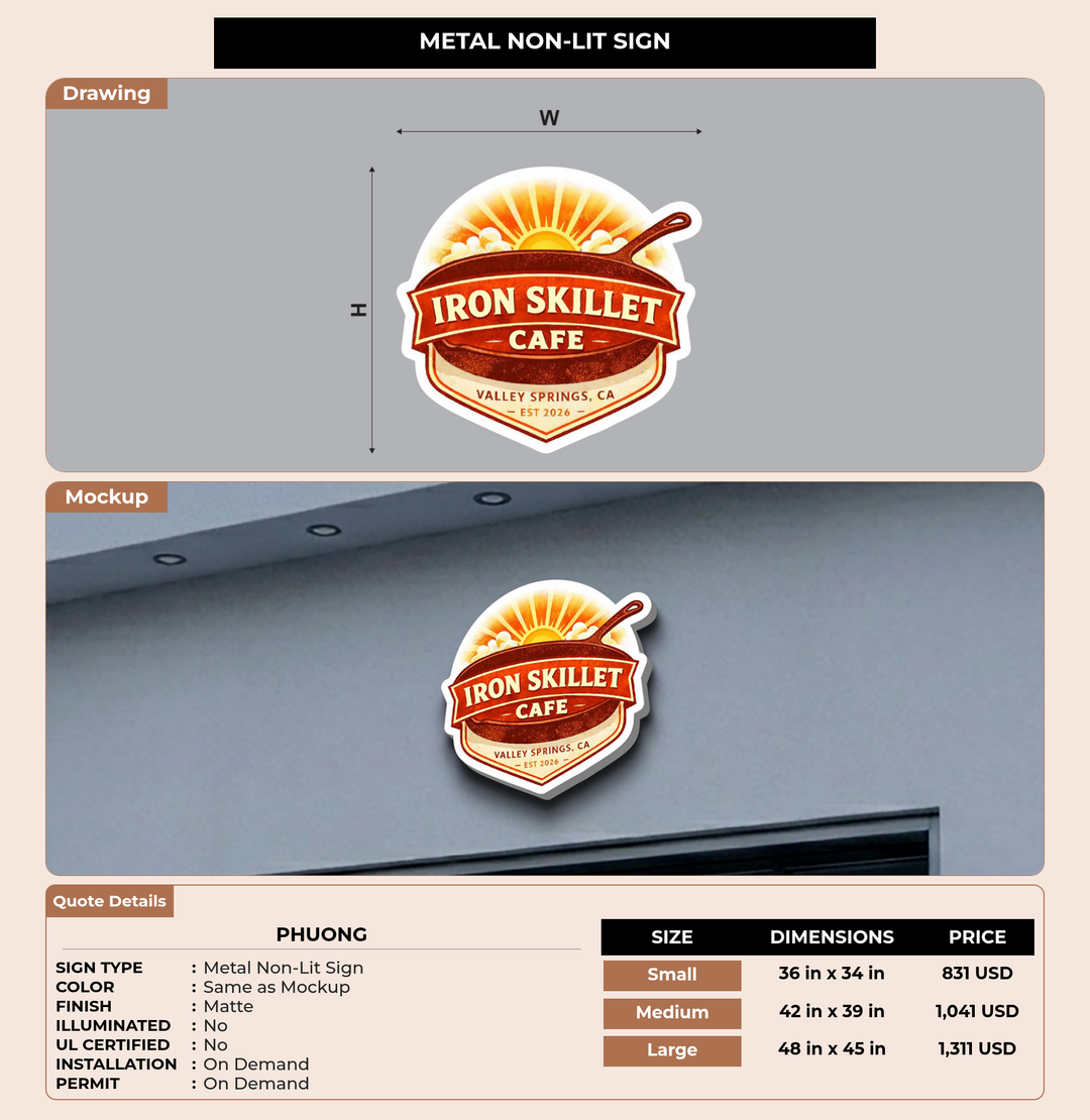 CUSTOM MOCKUP SIGN FOR Phuong