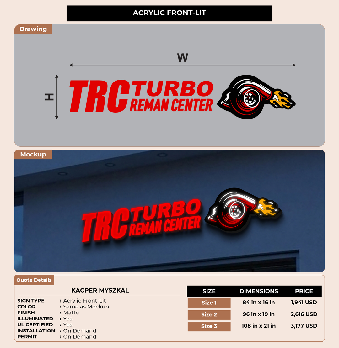 CUSTOM MOCKUP SIGN FOR Kacper Myszkal