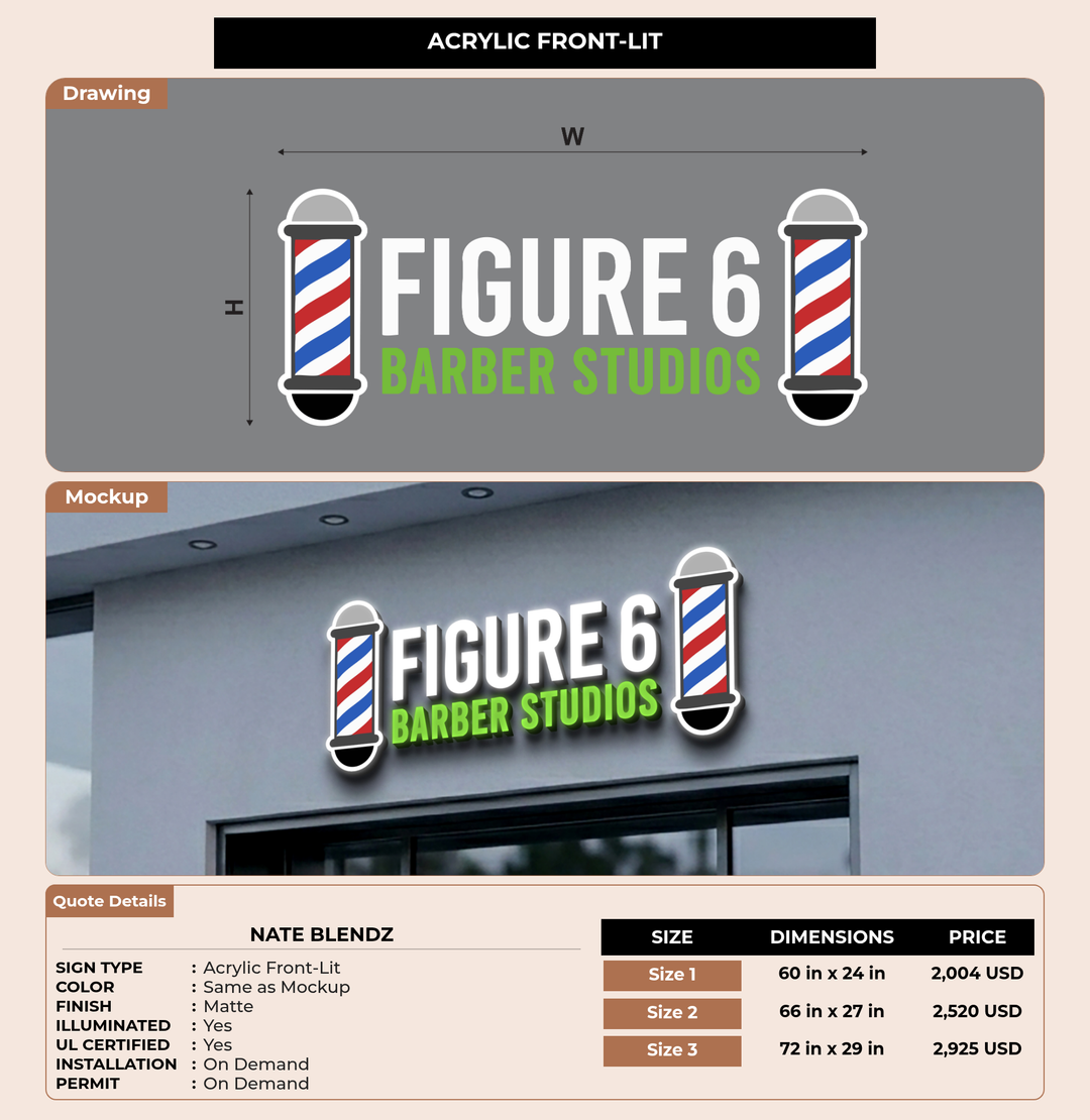 CUSTOM MOCKUP SIGN FOR Nate Blendz