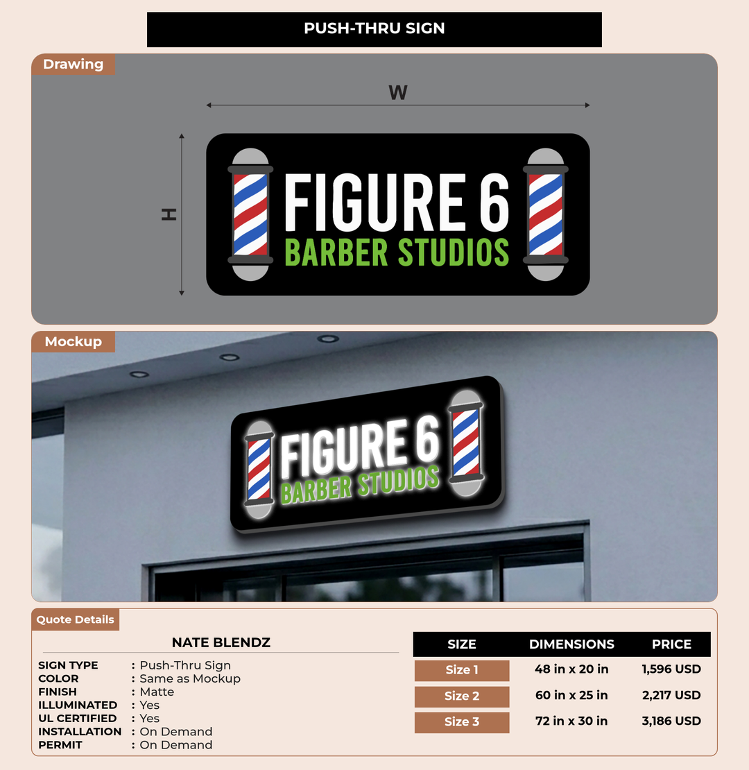 CUSTOM MOCKUP SIGN FOR Nate Blendz