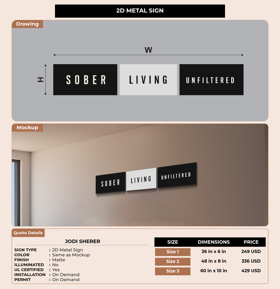 CUSTOM MOCKUP SIGN FOR Jodi Sherer