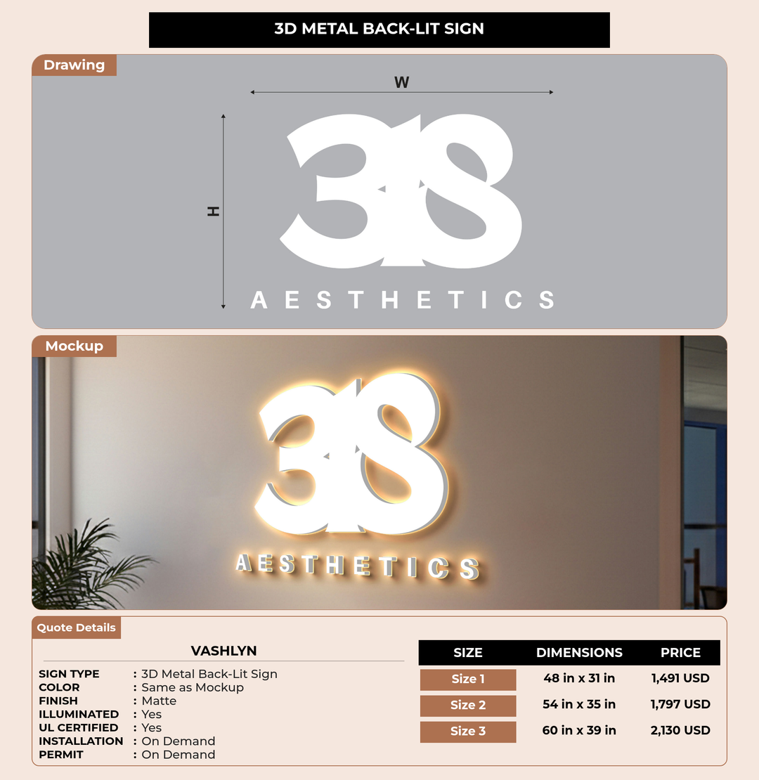 CUSTOM MOCKUP SIGN FOR Vashlyn
