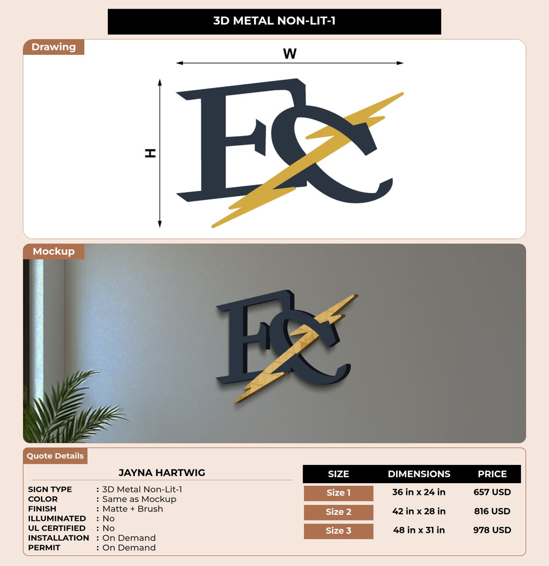 CUSTOM MOCKUP SIGN FOR Jayna Hartwig