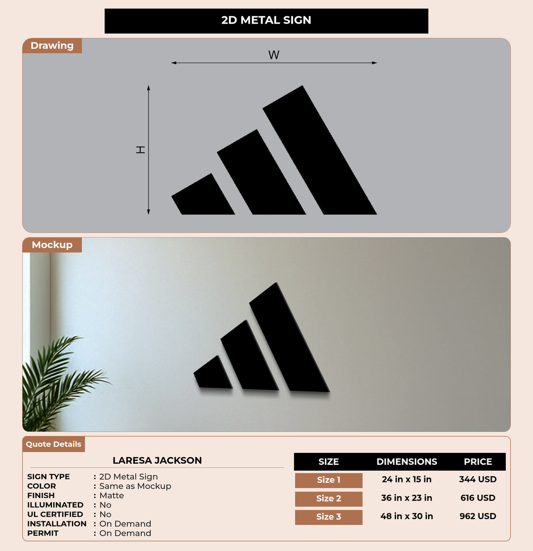 CUSTOM MOCKUP SIGN FOR Laresa Jackson