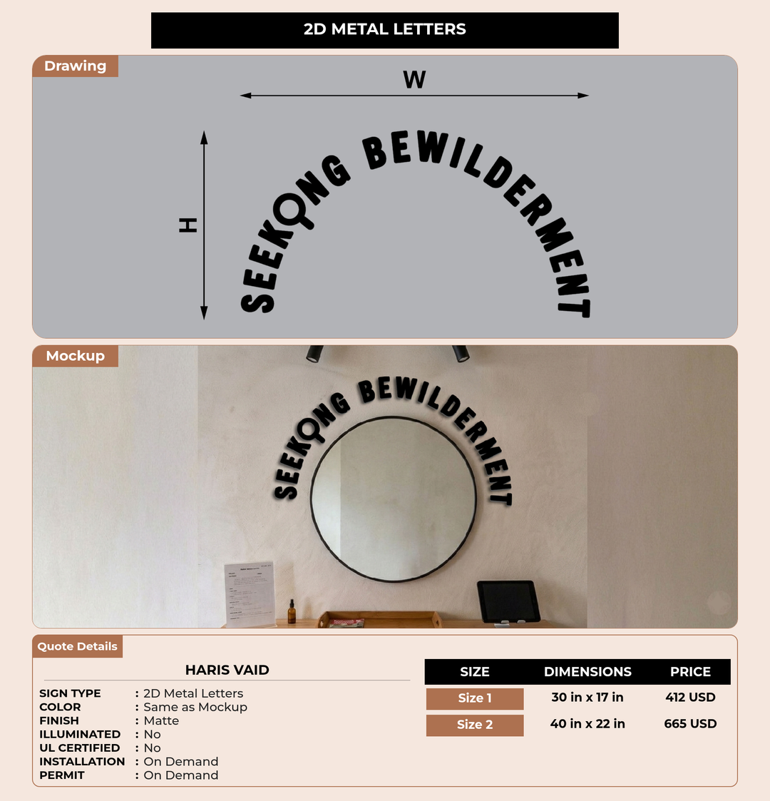 CUSTOM MOCKUP SIGN FOR Haris Vaid