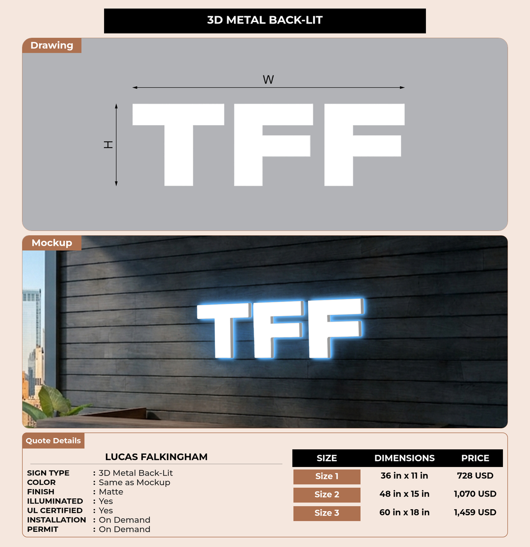 CUSTOM MOCKUP SIGN FOR Lucas Falkingham