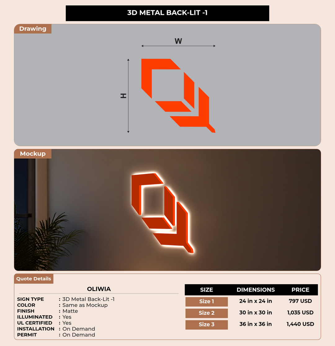 CUSTOM MOCKUP SIGN FOR Oliwia