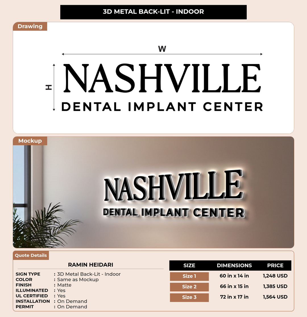 CUSTOM MOCKUP SIGN FOR ramin heidari