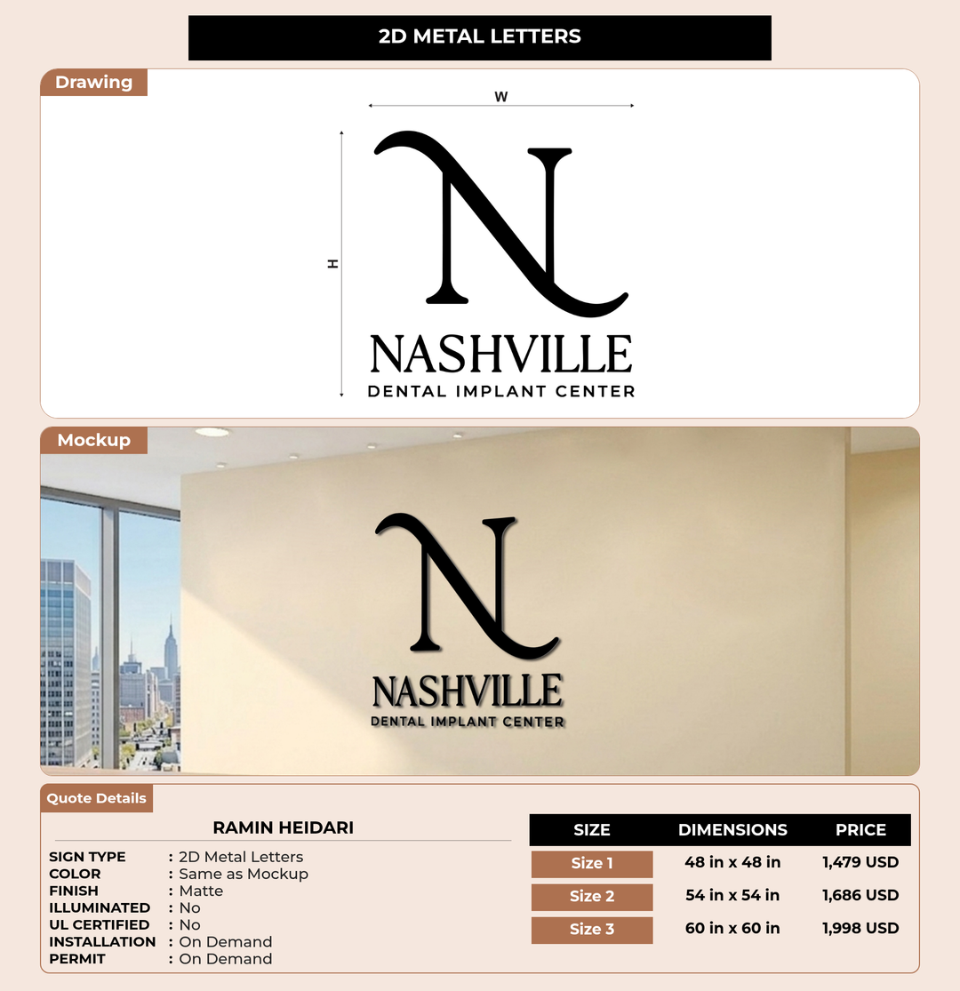 CUSTOM MOCKUP SIGN FOR ramin heidari