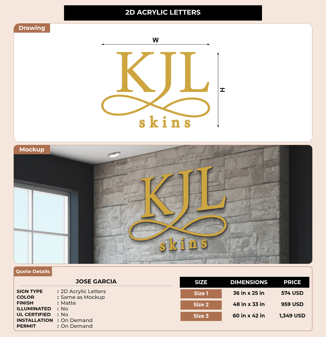 CUSTOM MOCKUP SIGN FOR jose garcia