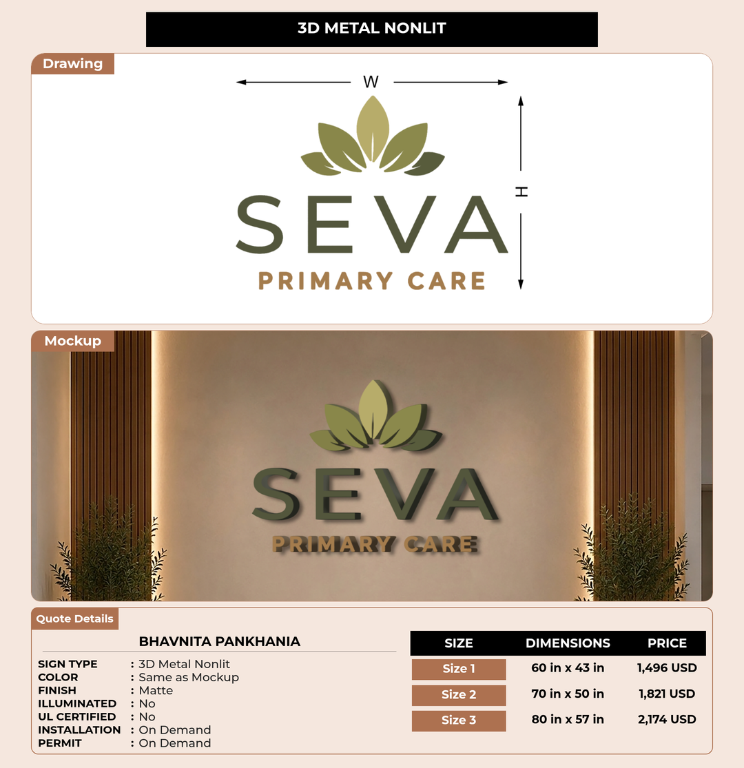 CUSTOM MOCKUP SIGN FOR bhavnita pankhania