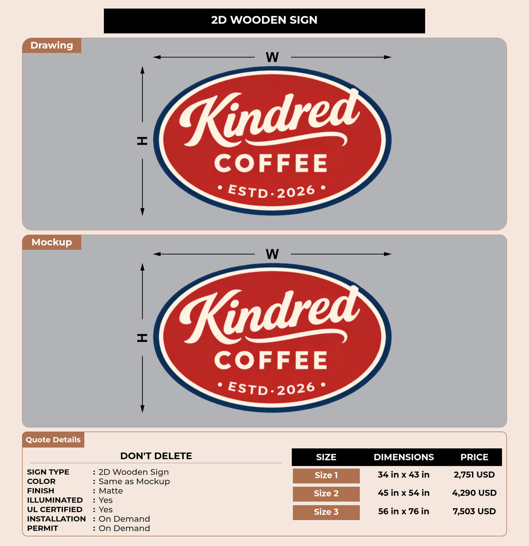 CUSTOM MOCKUP SIGN FOR Don&