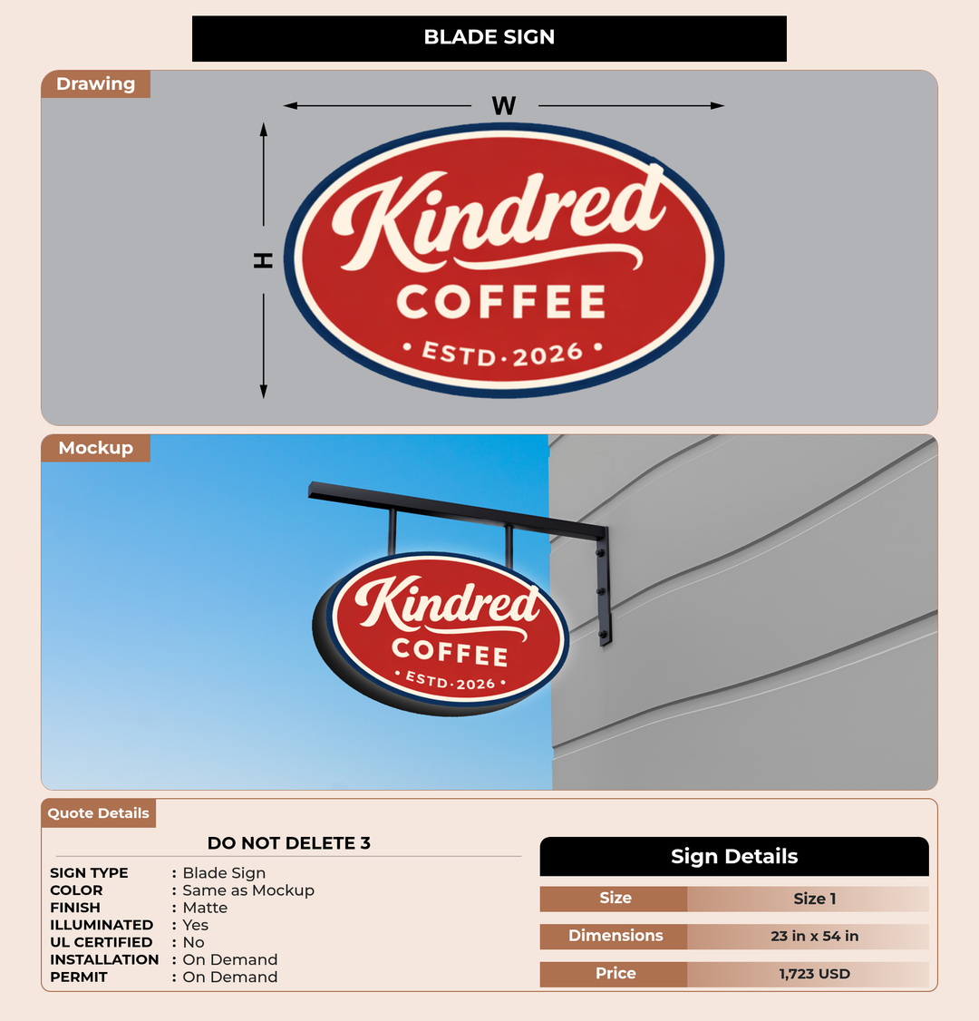 CUSTOM MOCKUP SIGN FOR Do Not Delete 3