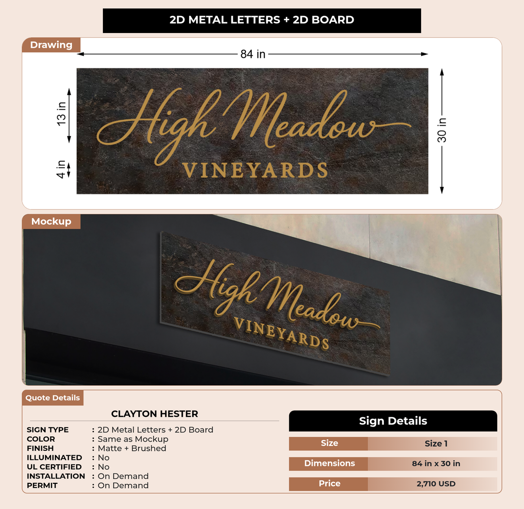 CUSTOM MOCKUP SIGN FOR Clayton Hester