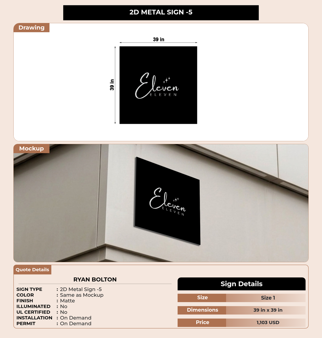 CUSTOM MOCKUP SIGN FOR Ryan Bolton