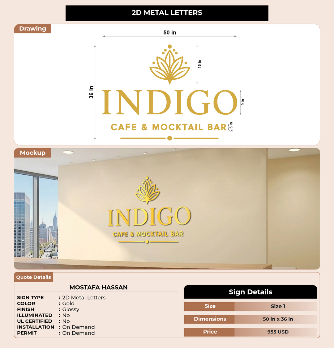 CUSTOM MOCKUP SIGN FOR mostafa hassan