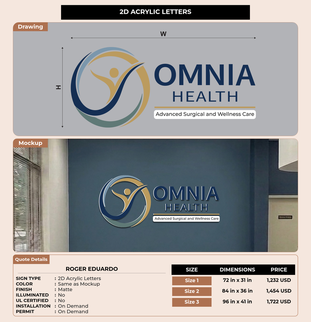 CUSTOM MOCKUP SIGN FOR Roger Eduardo