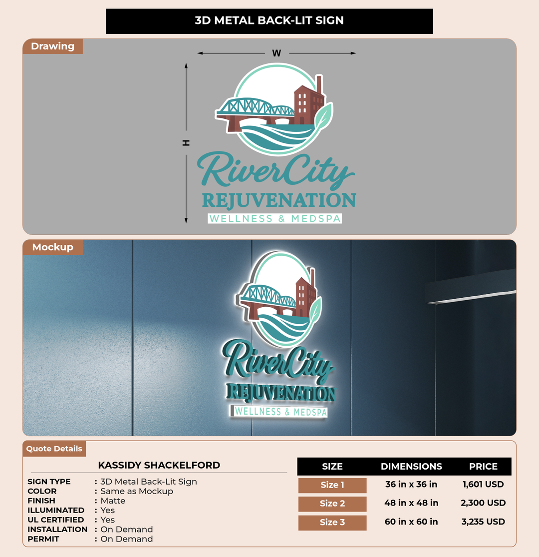 CUSTOM MOCKUP SIGN FOR kassidy shackelford