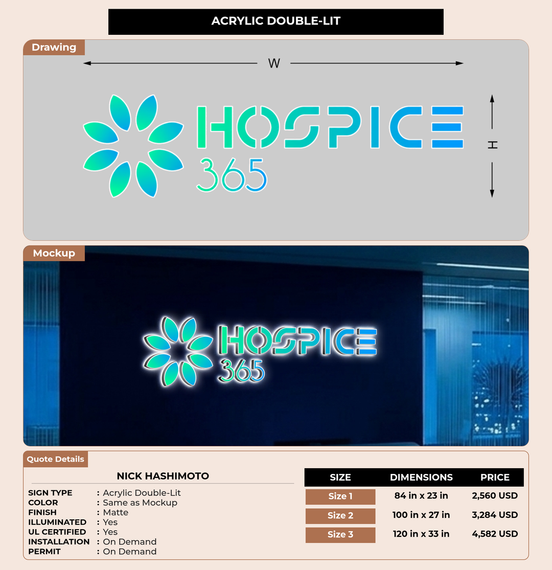 CUSTOM MOCKUP SIGN FOR Nick Hashimoto