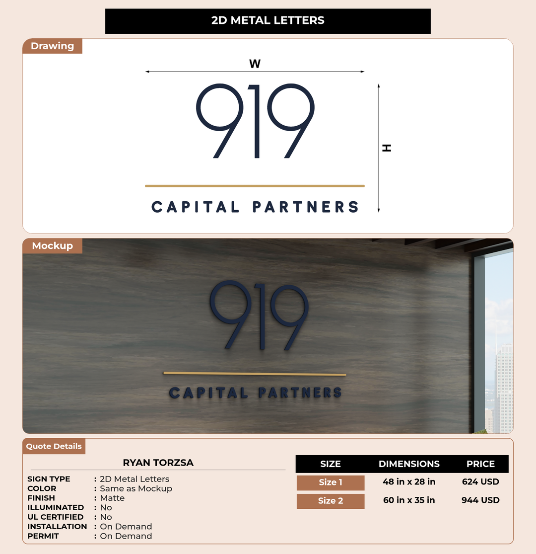CUSTOM MOCKUP SIGN FOR Ryan Torzsa