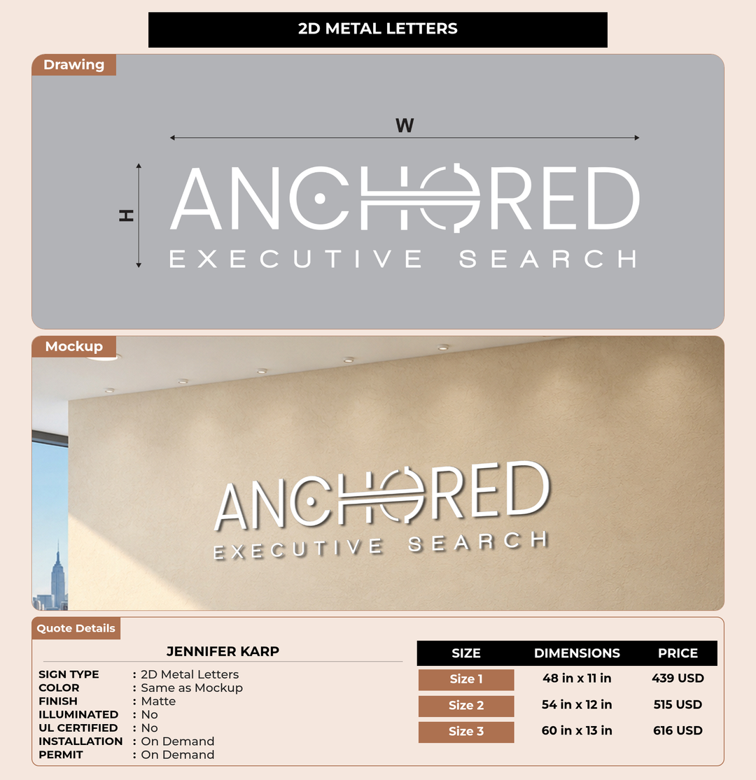 CUSTOM MOCKUP SIGN FOR Jennifer Karp