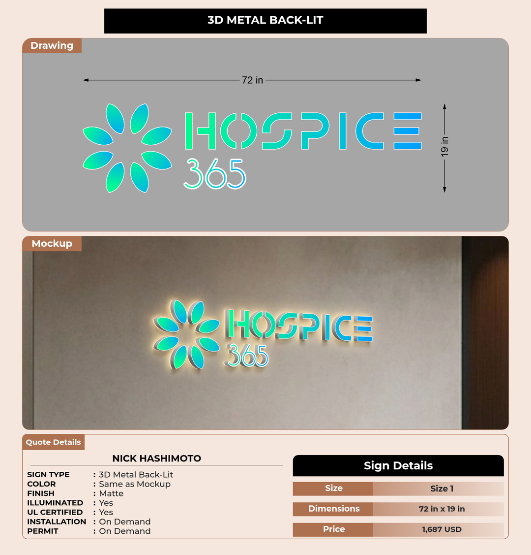 CUSTOM MOCKUP SIGN FOR Nick Hashimoto