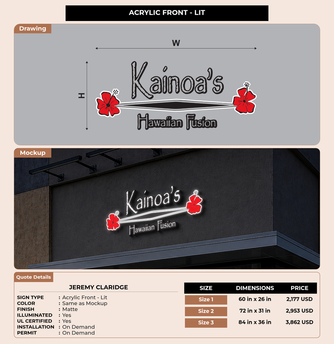 CUSTOM MOCKUP SIGN FOR Jeremy Claridge
