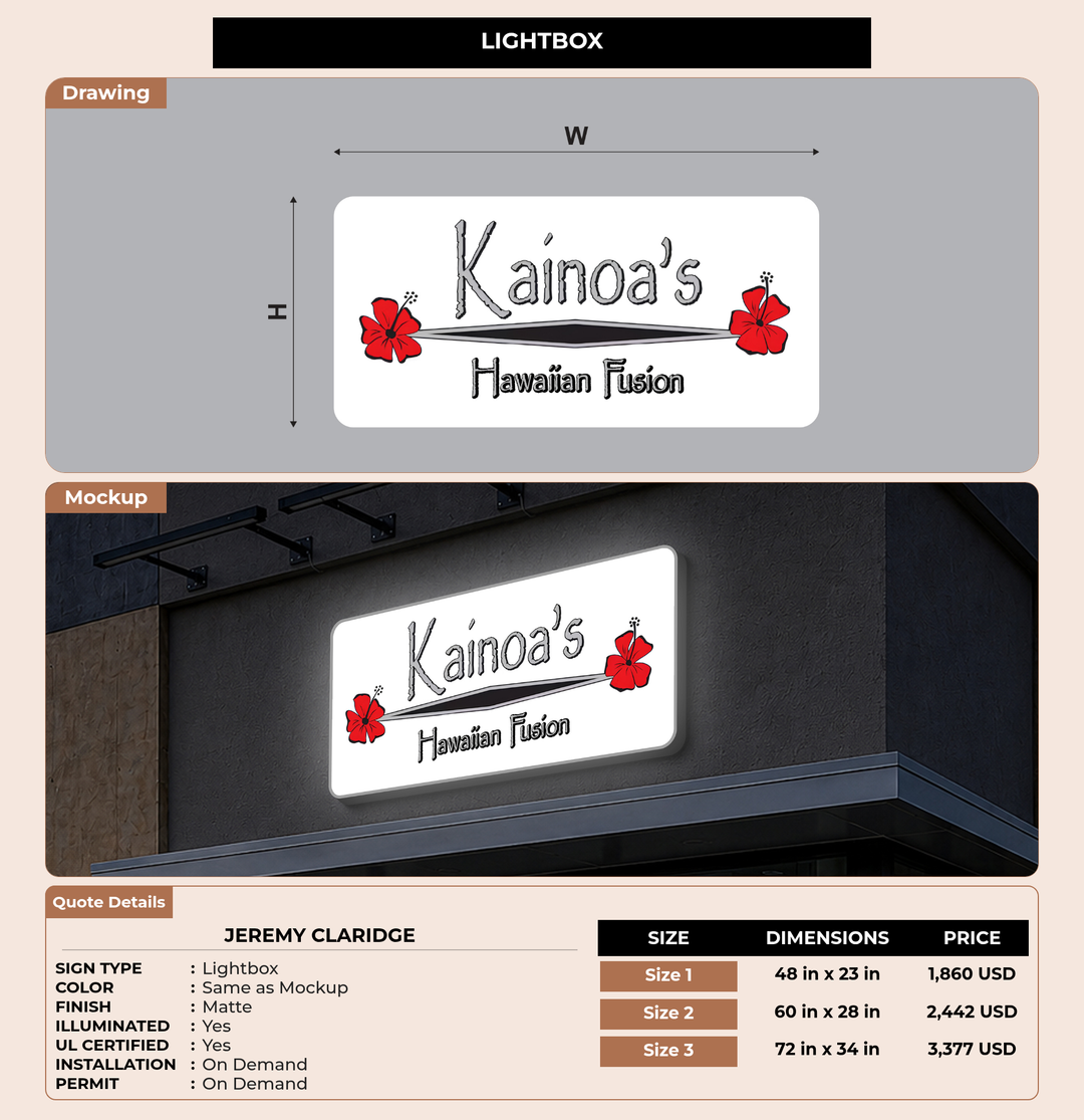 CUSTOM MOCKUP SIGN FOR Jeremy Claridge