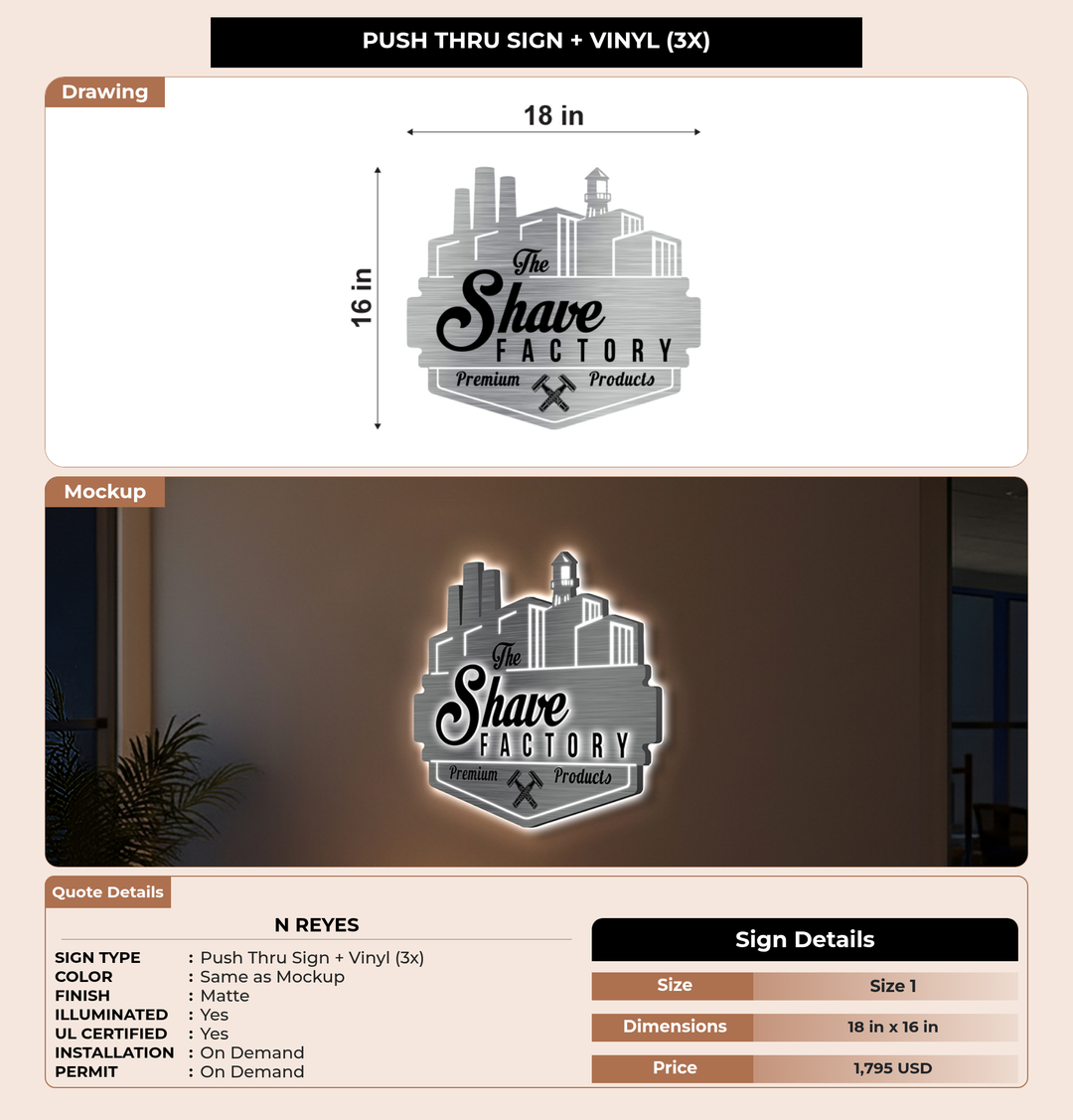 CUSTOM MOCKUP SIGN FOR N Reyes