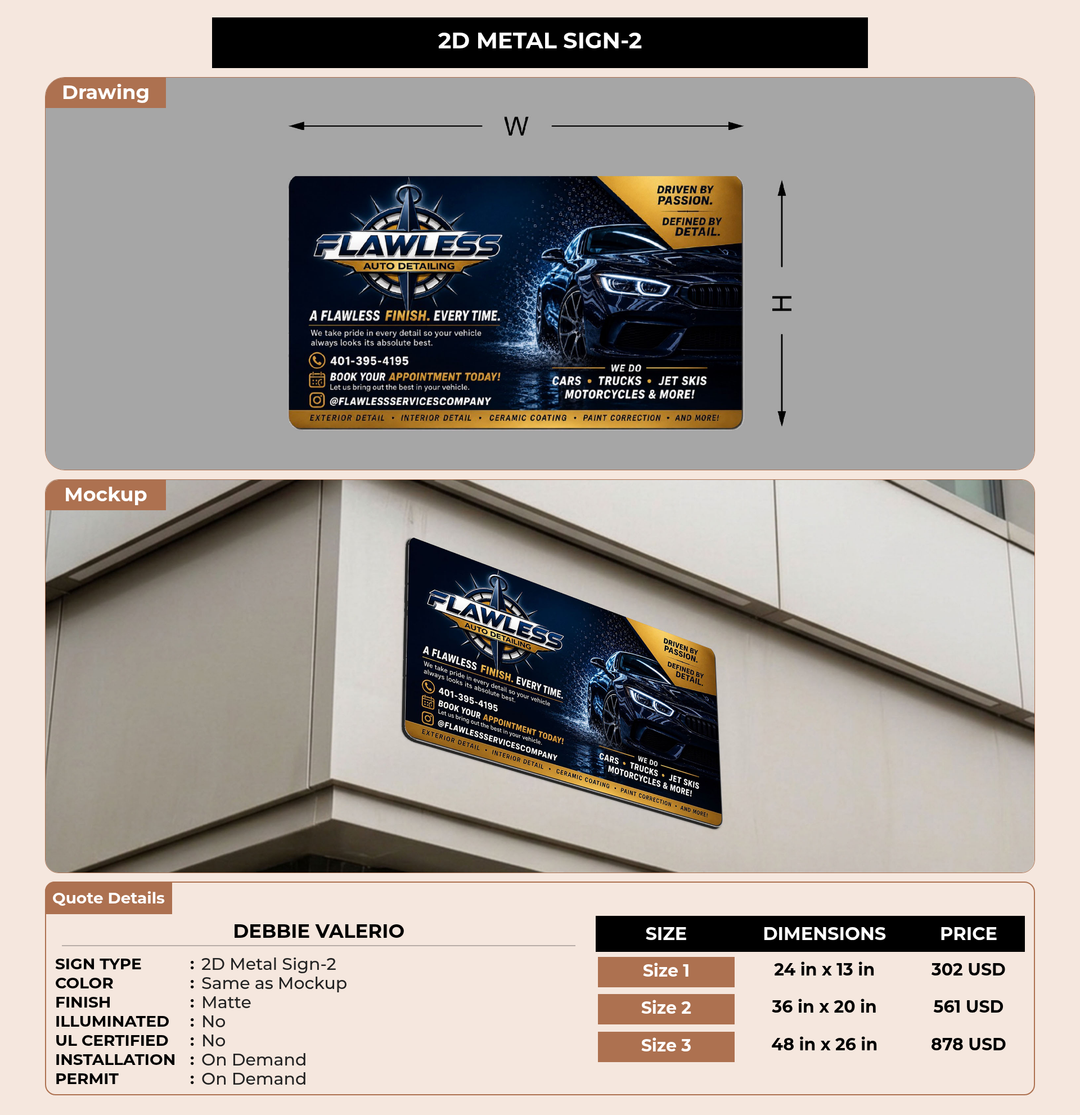 CUSTOM MOCKUP SIGN FOR Debbie valerio