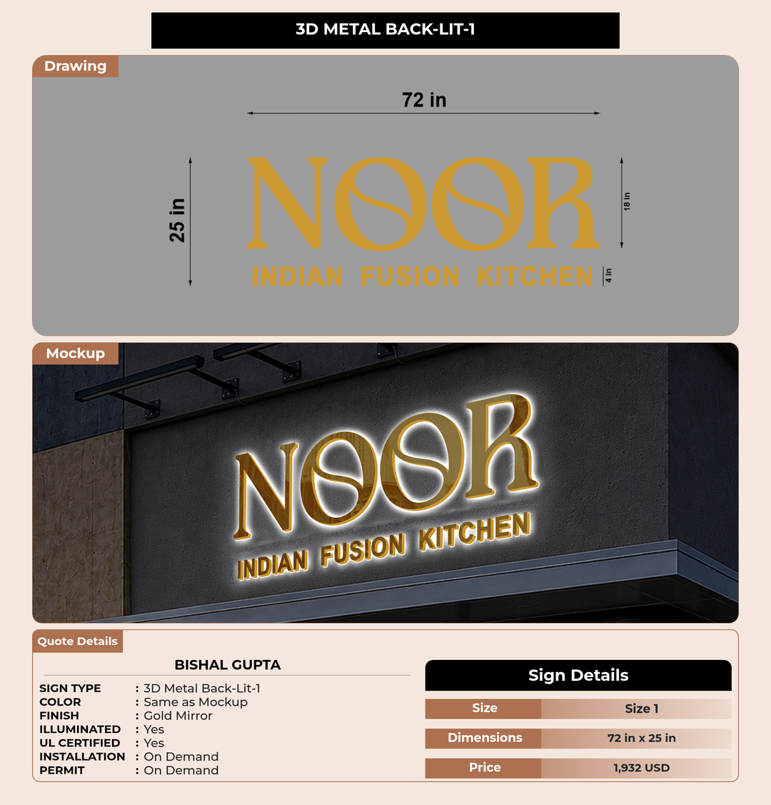 CUSTOM MOCKUP SIGN FOR Bishal Gupta