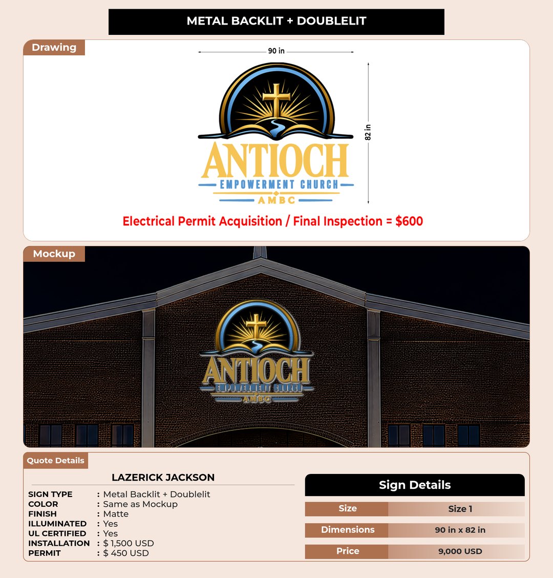 CUSTOM MOCKUP SIGN FOR Lazerick Jackson