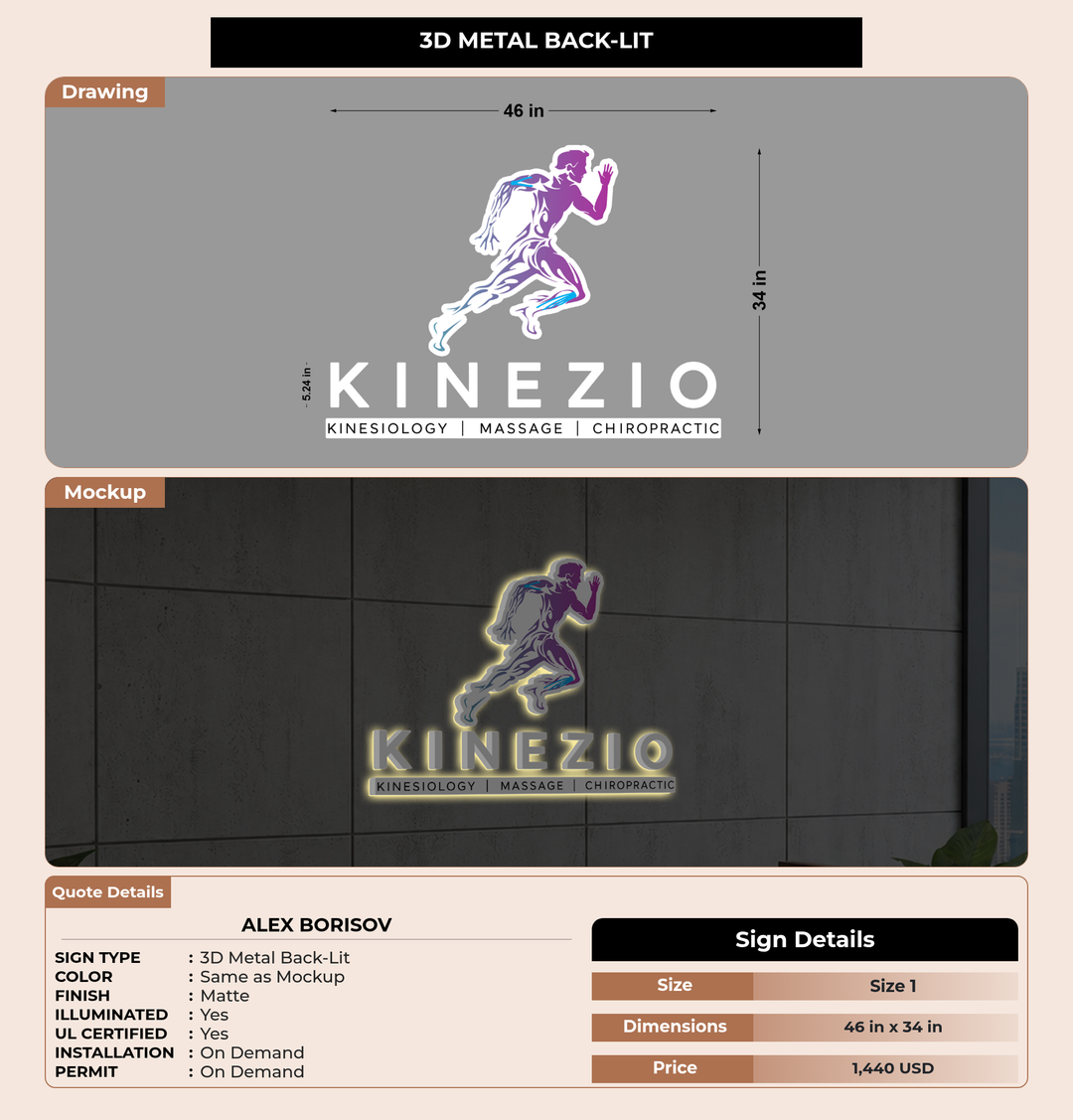 CUSTOM MOCKUP SIGN FOR Alex Borisov