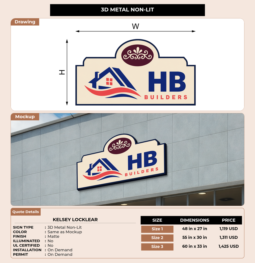CUSTOM MOCKUP SIGN FOR Kelsey Locklear