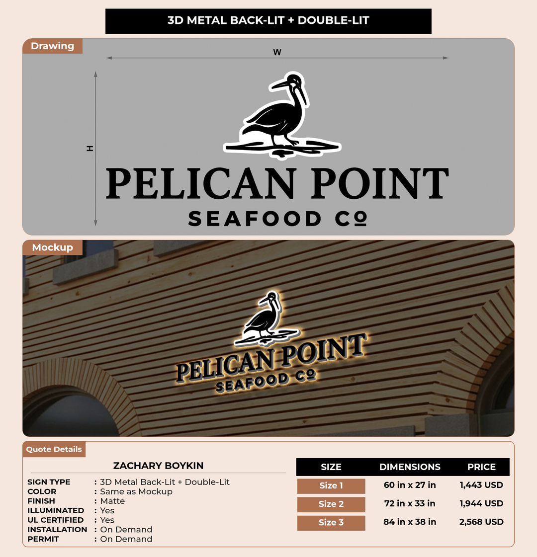 CUSTOM MOCKUP SIGN FOR Zachary Boykin