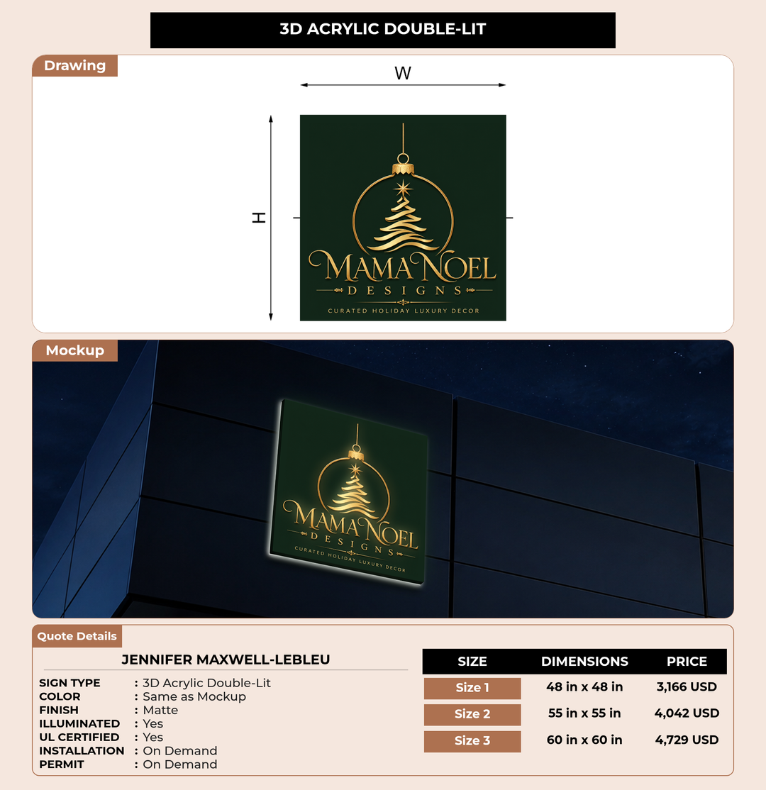 CUSTOM MOCKUP SIGN FOR Jennifer Maxwell-Lebleu