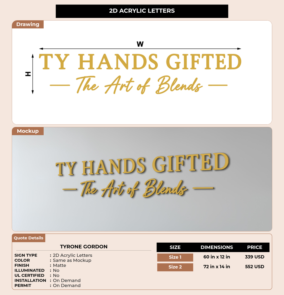 CUSTOM MOCKUP SIGN FOR Tyrone Gordon