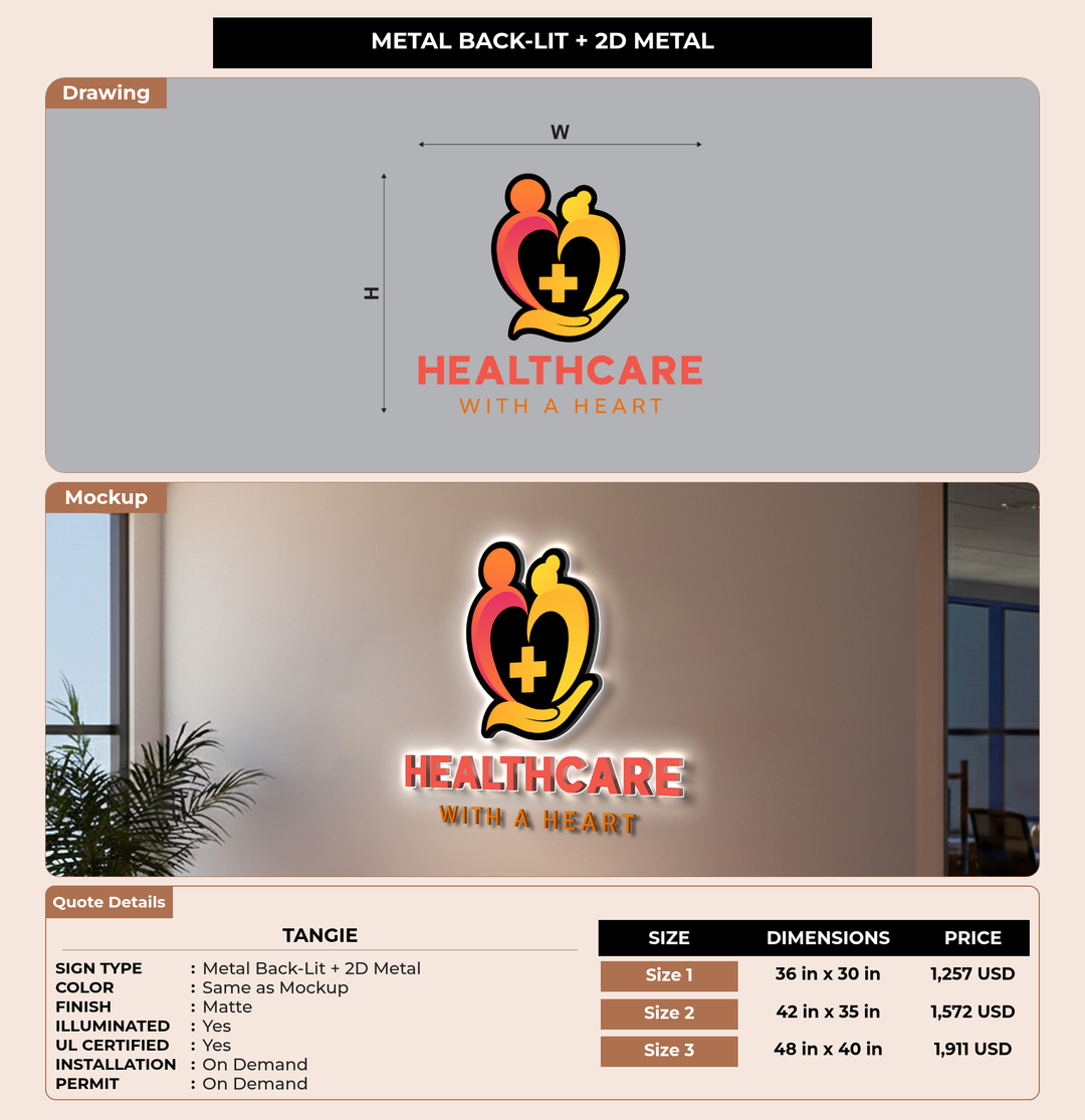 CUSTOM MOCKUP SIGN FOR Tangie