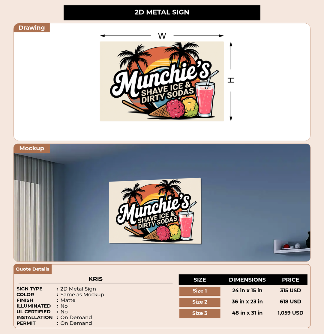 CUSTOM MOCKUP SIGN FOR Kris