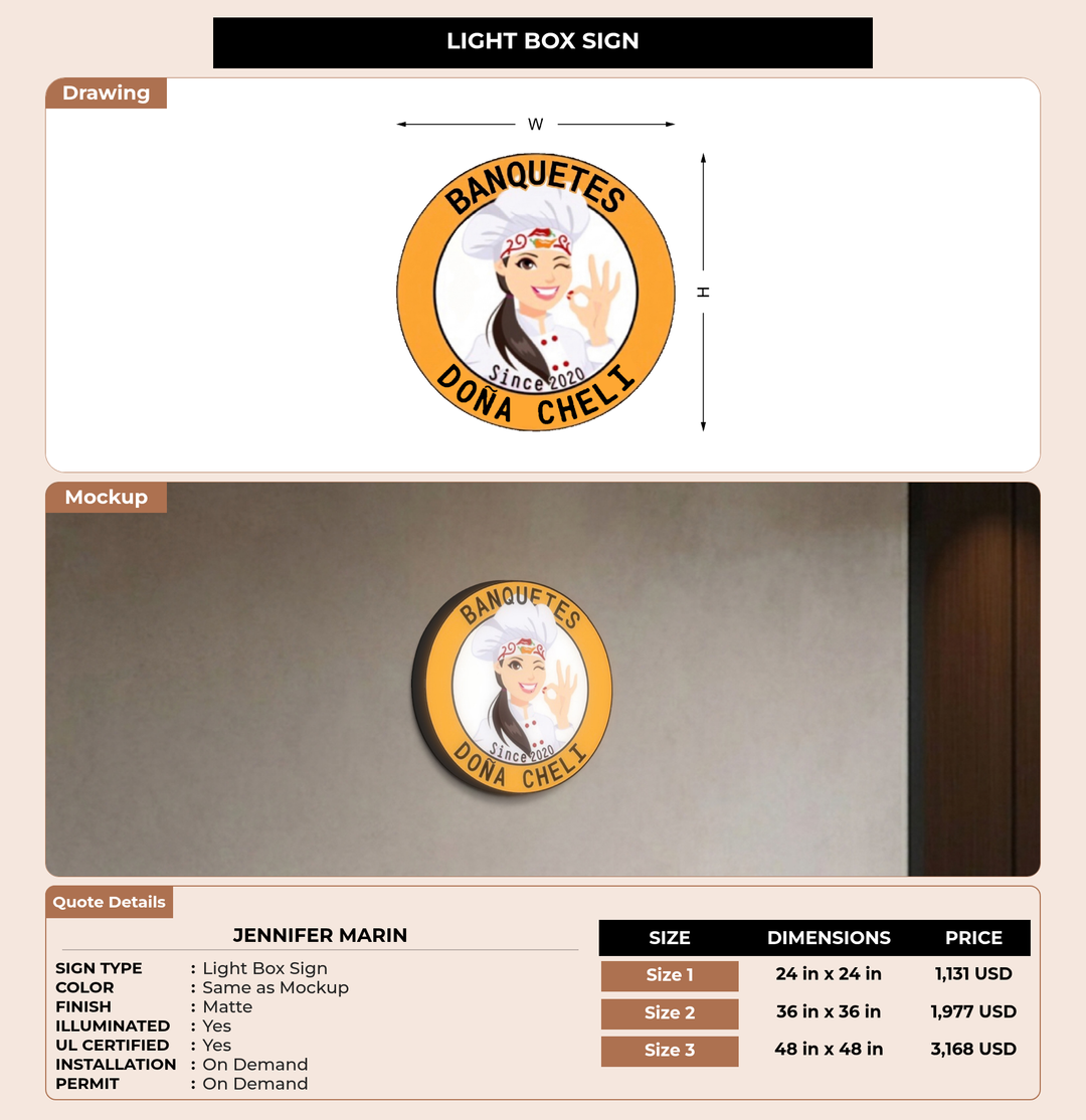CUSTOM MOCKUP SIGN FOR Jennifer Marin