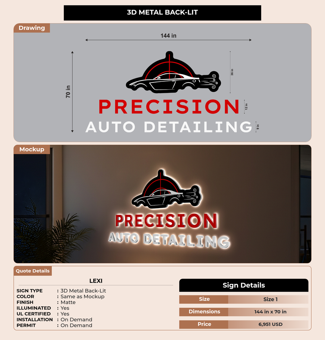 CUSTOM MOCKUP SIGN FOR Lexi